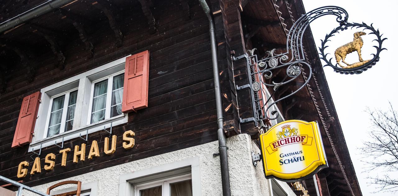 Gaestehaus Schaefli Intschi Bagian luar foto